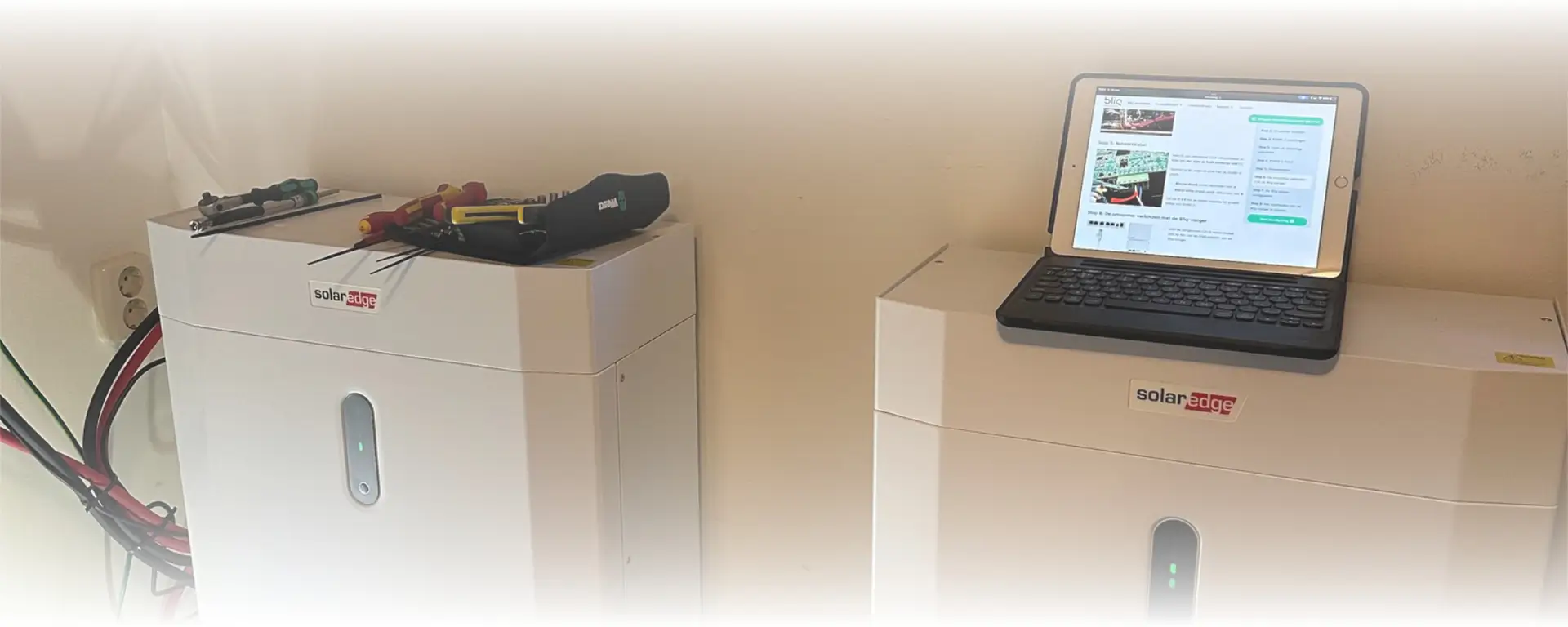 thuisbatterijen stroom loods